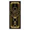Party Central Club Pack of 12 Black and Gold Art Deco 'Cheers' Door Covers 6'